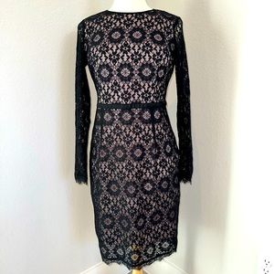 Maggy London Black Lace Dress Size 8